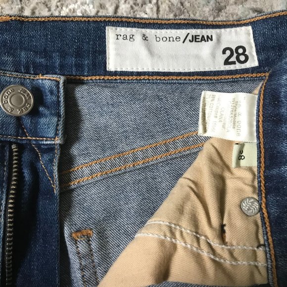 Rag and Bone High-Waisted Skinny Jeans in Olana - Picture 4 of 6